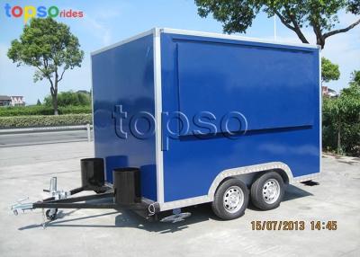 China Fast Mobile Food Trailer Heavy Duty Square Mobile Catering Trailer for sale