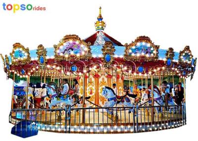 China Amusement Park 36 Seat Galloping Horses Carousel Attraction Outdoor Playground for sale