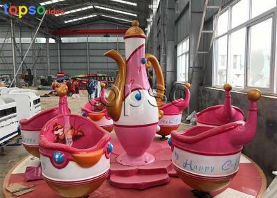 China Lustige Kinder parken Fahr6-sitze- glückliche Kaffeetasse-Drehinnenunterhaltungs-Fahrten zu verkaufen