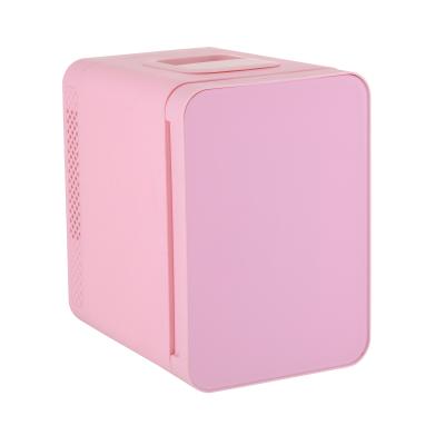 China New THERMOELECTRIC Portable Cosmetic Cooler Beauty Skin Care Makeup DC 12V 110V AC 4L Mini Fridge With Glass for sale