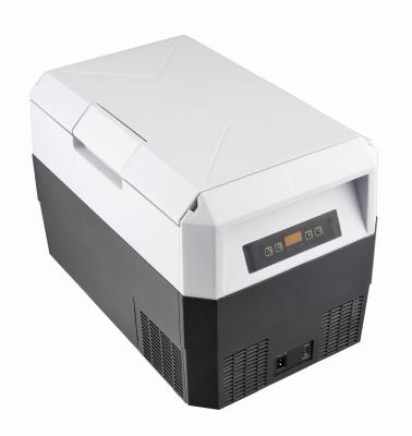 China Mini Portable Car Compressor DC Cyberpunk AC Box Fridge Cooling Fridge Freezer For Camping for sale