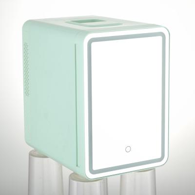 China THERMOELECTRIC hot product 10 liter mini small cold table hot fridge refrigerator with mirror and led light for sale