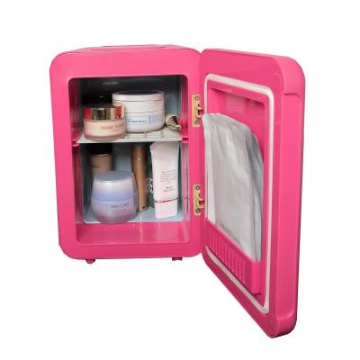 China 12v/240v MINI THERMOELECTRIC beauty refrigerator 4 liters portable without compressor for cosmetics for sale