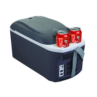 China Semiconductor Cooling System EVERCOOL Adjustable Strap Electric Car 8l Portable Thermo Cooler Box 12v Refrigerator For Going Out for sale