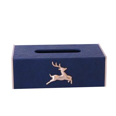 China Nordic American creative European-style CIA style light luxury decorative box modern decorative fabric leather restaurant with drawers for sale