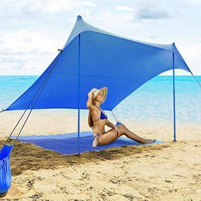 China Outdoor Camouflage Game Beach/Field Canopy 3*3 Sun Block UV50 Fishing Camping Tent With Irons for sale