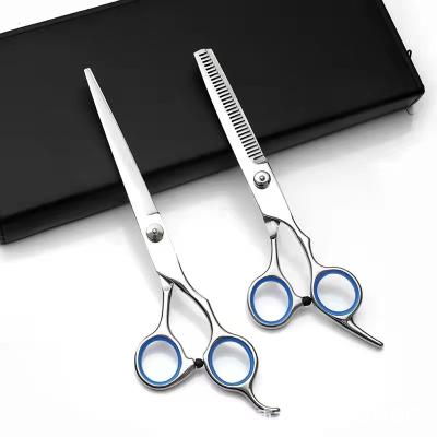 China Stocked Stainless Steel Safety Round Tips Pet Grooming Scissors Dog Fur Razor Haircut Pet Beauty Grooming for sale