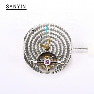 China Fashionable Custom Mechanical Men's Watch SANYIN Tourbillon Automatic Movement Change Function For 8215/9015 Sell Japanese Movement for sale