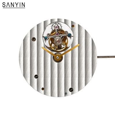 China Mechanical SANYIN Automatic Tourbillon OEM ODM Modify Mechanical Watch Movement Tourbillon Movement Japan Movement for sale