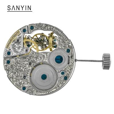 China Single-axis Flip Tourbillon (Two-Dimensional Tourbillon) Integral SANYIN Factory Modify Mechanical Single-axis Flip Tourbillon Watch Movement Integral Function Movement for sale