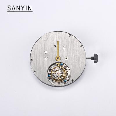 China Skelton Power Reserve Tourbillon Watch Parts Accessories Mechanical Men's Automatic Movement Precision Tourbillon Plate High Quality Custom Made Transparent Main OEM for sale