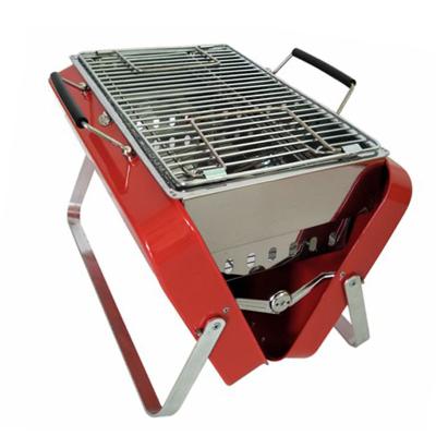 China Adjustable Hot Sale Size Barbecue Grill Charcoal BBQ Grill Table Stainless Steel Folding X Type Korean Grill for sale