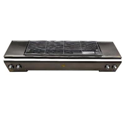 China BBQ Grill 4 Adjustable Height Pizza Gas Oven Burner Kebab Gas BBQ Grill Machine Indoor Portable Made in China for sale