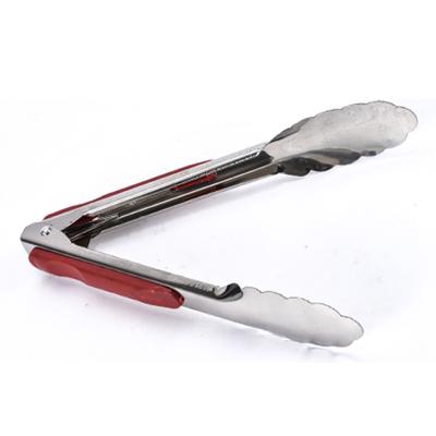 China Dustproof Durable Stainless Steel Food BBQ Tongs For Campfire Cutlery for sale