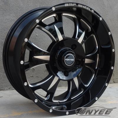 China F80465 Fonyee ALLOY wheels for auto popular offroad mags latest design modified model alloy wheels high quality car rims in stock for sale