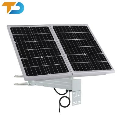 China Quick Installation IP67 TecDeft OEM ODM 12vdc output mini Solar set 60w 60Ah IP67 Solar battery energy storage system for RH/Temp Sensor for sale