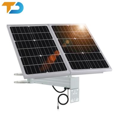 China Quick Installation IP67 TecDeft Wholesale solar panel 12V 60ah battery 10A controller Monocrystalline Silicon solar panel and battery kit off grid for sale