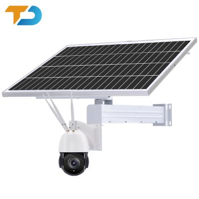 China Quick Installation IP67 TecDeft Customization Solar Power Cctv Camera System Outdoor Wireless 3 Camera Ptz System Wifi Solar Power System for sale