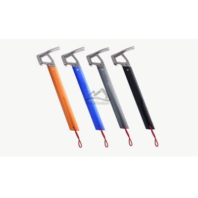 China Outdoor Portable Camping Tent Hammer Pick Hammer Stainless Steel Lightweight Outdoor Hammer With Multifunctional Nail Puller Hammer for sale