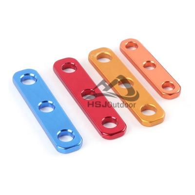 China Adjust guyline aluminum alloy Three-hole dish cable easy adjustment tensioner fixed safety rope buckle for sale