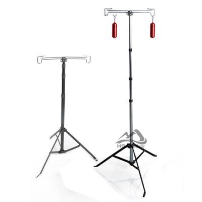 China Hanging goods for new design camping aluminum alloy foldable outdoor telescopic vertical light rack wholesale for sale