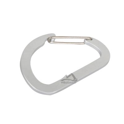 China Retail Industry Factory Multifunctional D Shape Snap Hook Accessories Aluminum Alloy Carabiner for sale