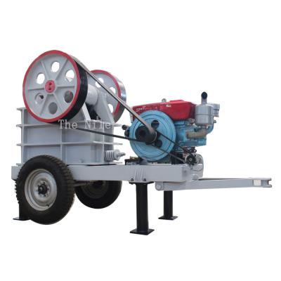 China Portable Mini Jaw Crusher Stone Jaw Crusher Machine Rock Stone Crusher Mobile Jaw Rock Crusher On Sale Equipment for sale