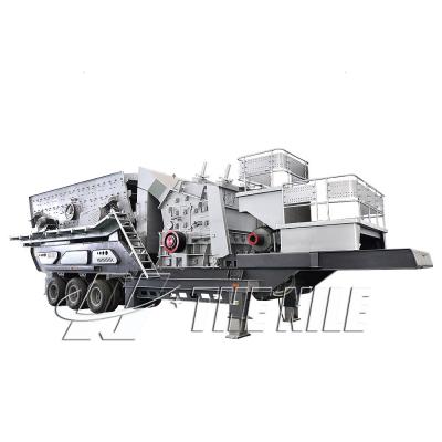 China Crushing And Screening Machine Factory Track Portable Crushing Jaw Crusher Mobile Plant China for sale