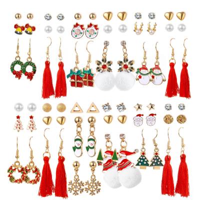 China Wholesale FASHIONABLE Christmas Gold Thick Earrings Shape Earring for Women and Kids Shape Jewelry for sale