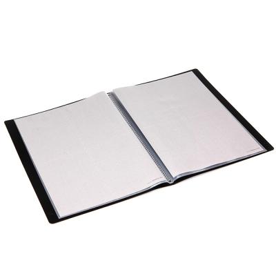 China Eco-friendly Material A4 Size Paper Folder Office Comix File Folder Slide Bar Display Book Plastic Clear Plastic Paper File Folders for sale