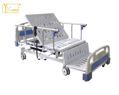 China YKA002 Metal Hospital Patient Bed Five Crank Adjustable  Electric Used Medical Nursing Patient Bed for sale