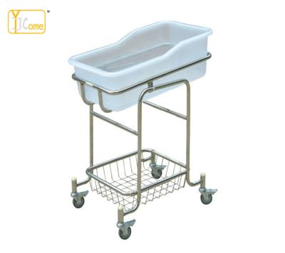 China YKB005-Y2 Hospital Bed Supplier Manufacture Hospital Baby Cradle Stainless Steel Medical Infant Bed for sale