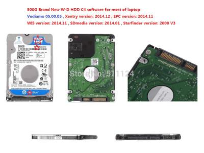 China Brand New 500G W-D Vediamo 05.00.05+Online Coding And Added W204 MB Star C4 HDD Software for sale