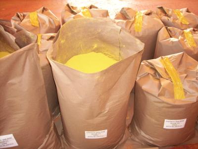 China Iron Oxide Yellow for Concrete Roofing Tiles, Paving Stones, Plastics and Rubberpolymers, Mortar,Paper, & Coil Coatings for sale