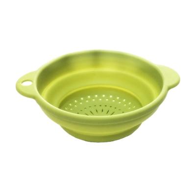 中国 BNcompany Viable Kitchen Fruit Water Filter Silicone Sink Strainer Collapsible Collapsible Colander Drain Basket 販売のため