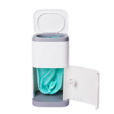 Κίνα BNcompany Sustainable Smart Kitchen Plastic Waste Bins With Convenient Garbage Bag Household Disposal Bin προς πώληση