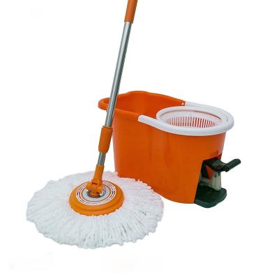 中国 Sustainable Absorbent 360 Swivel Floor Mop With Easy Clean Bucket Mop 販売のため