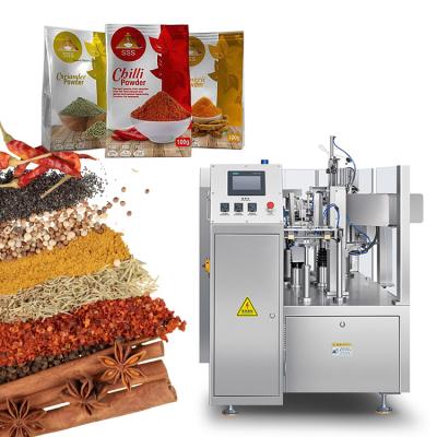 China Food Custom 10-2500g Pouch Powder Packing Machine Multi-lane Automatic Salt Sugar Spice Seasoning Powder Weighing Filling Machine for sale