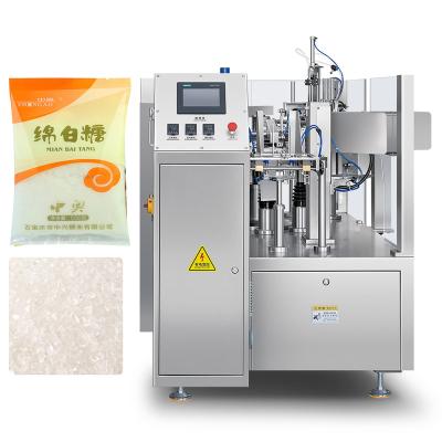 China Food Automatic Multifunctional Food Packaging Machine 8-Station White Sugar Powder Filling and Sealing Food Sugar Packing Machine for sale