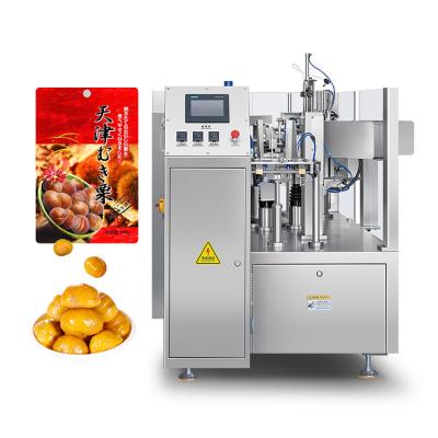 China Food Automatic Multihead 10g - 2500g Weigging Granular Salt Sugar Coffee Bean Snack Food Packing Machine for sale