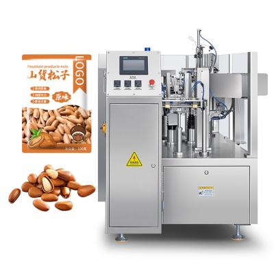 China Food Multi-function Premade Stand up Zipper Bag Automatic Filling Almond Dry Fruit Doypack Packing Machine for sale