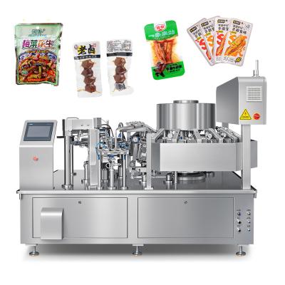 China Food Fish Seafood Snack Food Vacuum Thermoforming Packing Machine Sausage Cheese Stick Meat Vacuum Packaging Machine for sale