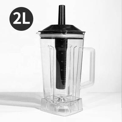 China Household Home kitchen appliance sale commercial spiral vegetable fruit milkshake smoothie juicer plastic jar cooks spare blender jar for sale