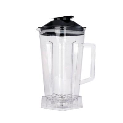 China Household Wholesale Silver Crest Blender Jar 2L Plastic Blender Jug for Replacement Commercial Large Capacity Blender Jar for sale