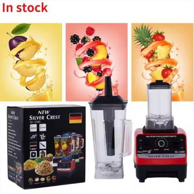 China Multifunctional 2 in 1 4500w kitchen appliances heavy duty commercial mixer smoothie juicer food processor silver crest blender for sale