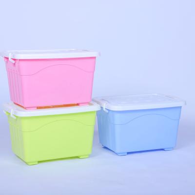 China New Style Sustainable Baby Plastic Indoor Toy Chest Kids Storage Box for sale