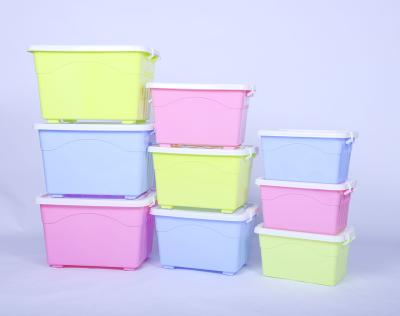 China China Factory Customization Sustainable PP Plastic Storage Box With Large Capacity Lid for sale