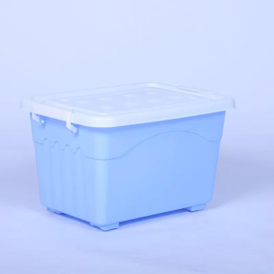 China Sustainable Wholesale Plastic Storage Container Storage Box With Lid for sale