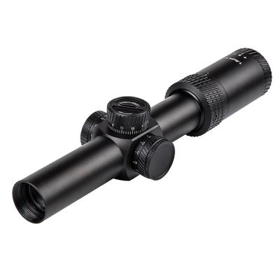 China Tactical Illuminated Nitrogen NcDe Optics 1-6x24 IR Riflescopes Reticle Rifle Square Dual For Hunting Matte Black for sale