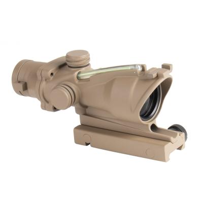 China Aluminum Alloy NcDe 4x32mm ACOG Pattern Riflescope Dual Illumination Green Crosshair Reticle for sale